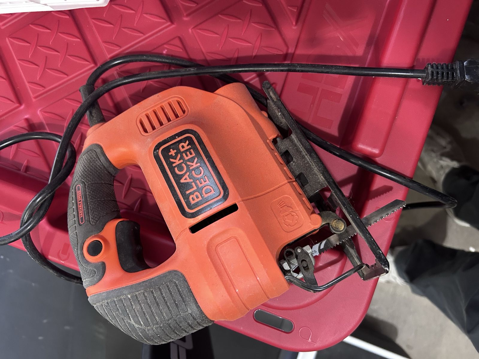 Black & Decker Variable Speed Electric Jigsaw Power Tool
