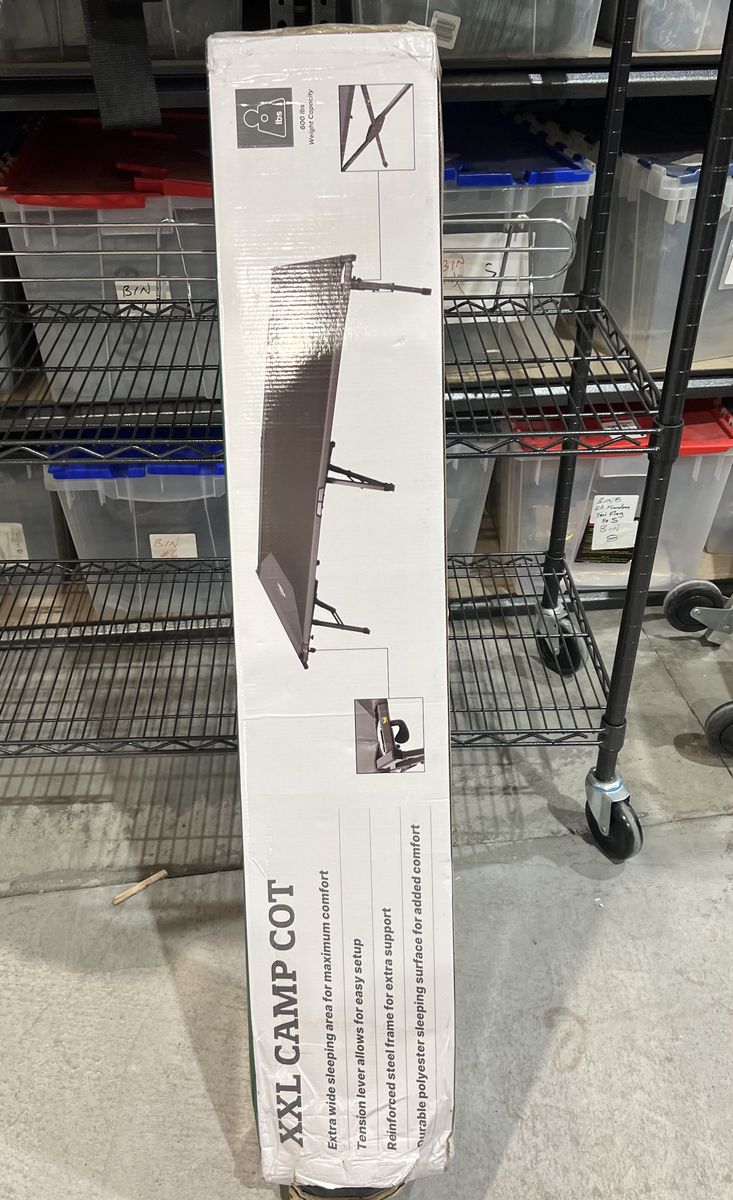 XXL Camp Cot By Sportsmans Warehouse With Extra Wide Sleeping Area