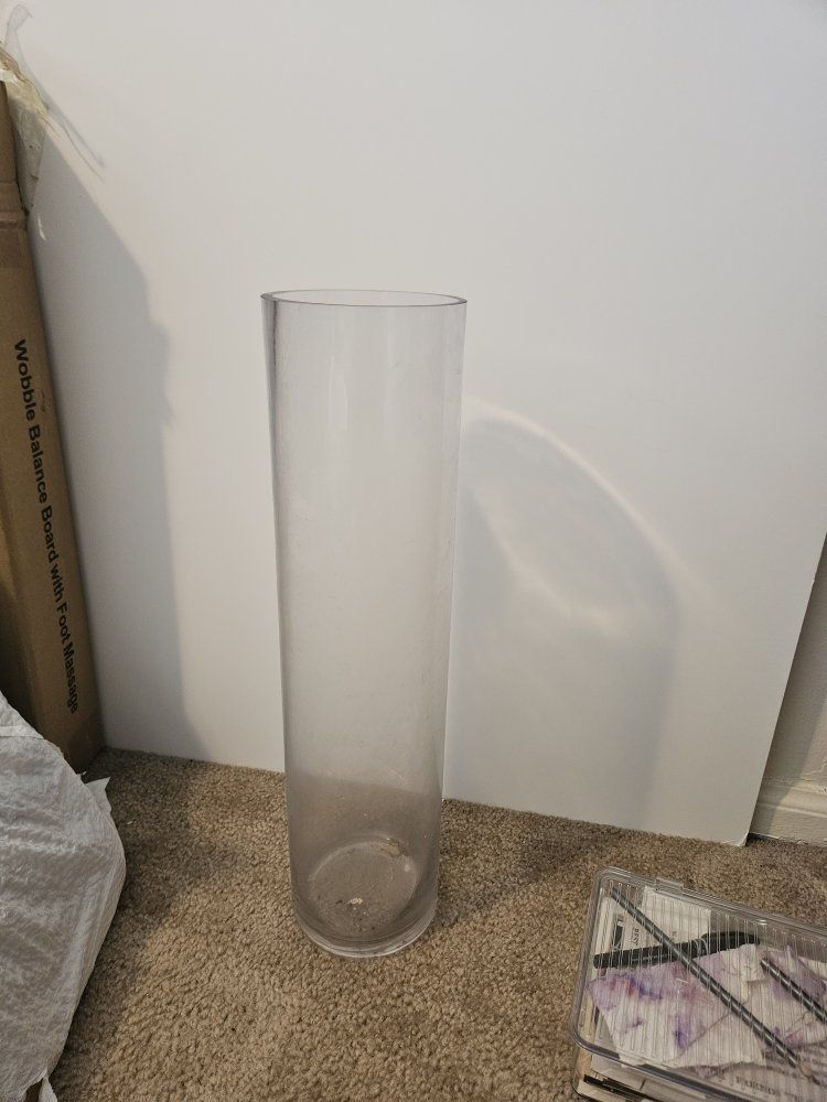Extra tall flower vase