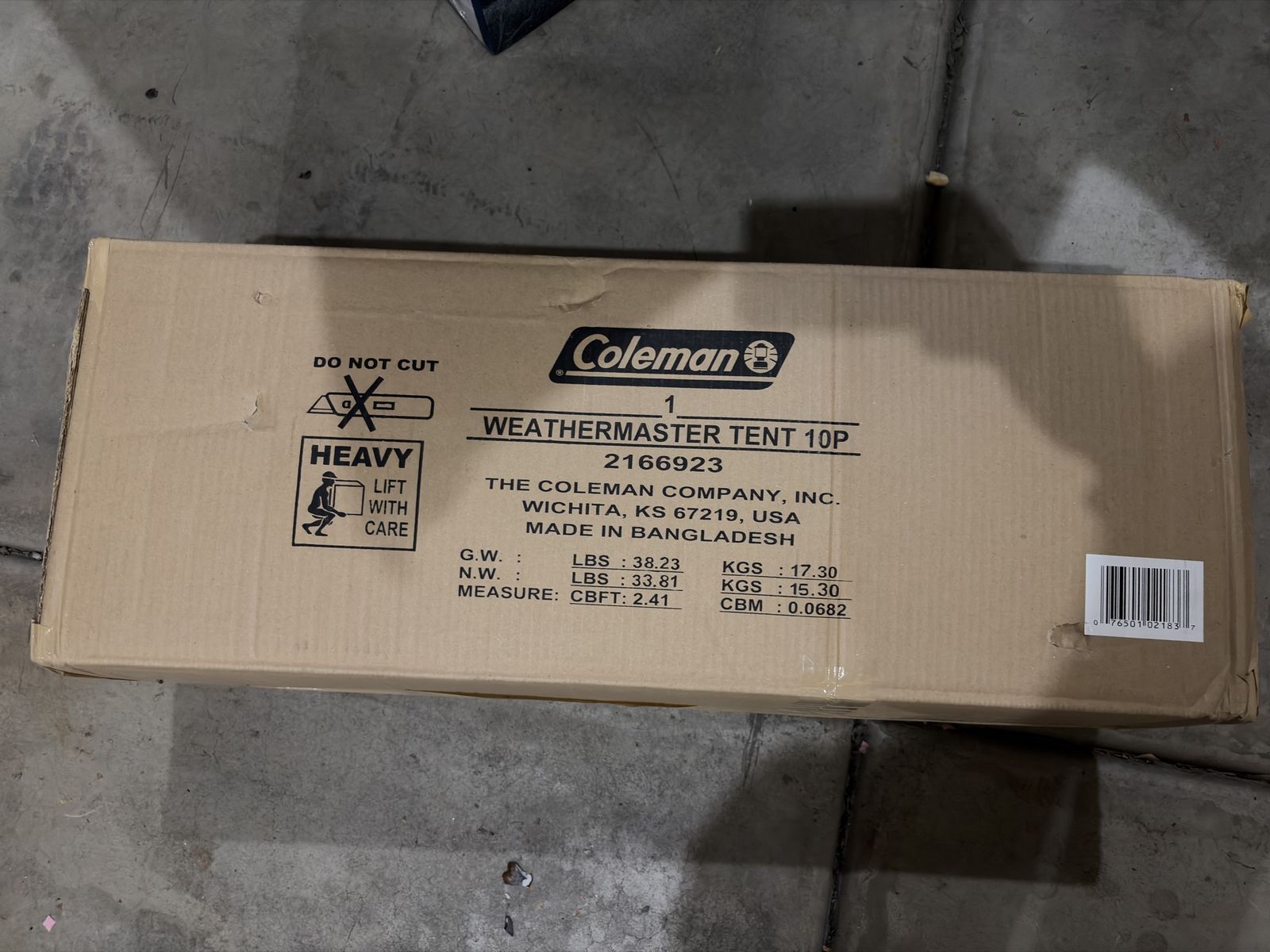 Coleman Weathermaster Tent - 10 Person - NEW