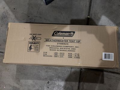 Coleman Weathermaster Tent - 10 Person - NEW