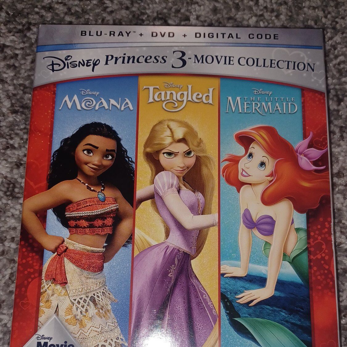 Disney Princess 3 Movie Collection Blu-ray