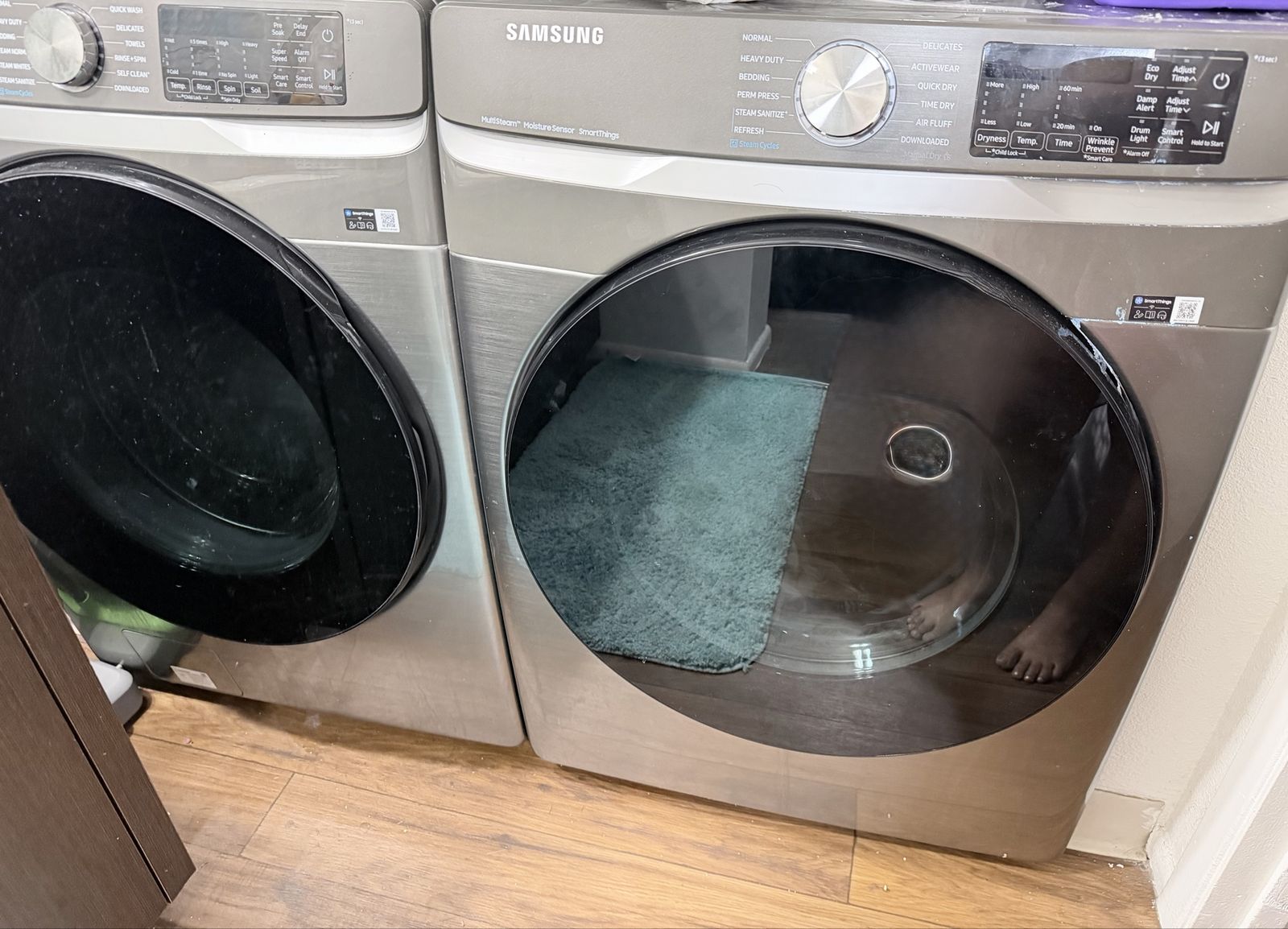 Washer and dryer
