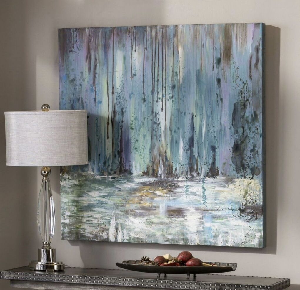 Uttermost Blue Waterfall Painting