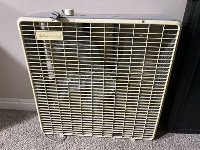 Box Fan - White/Gray two of them