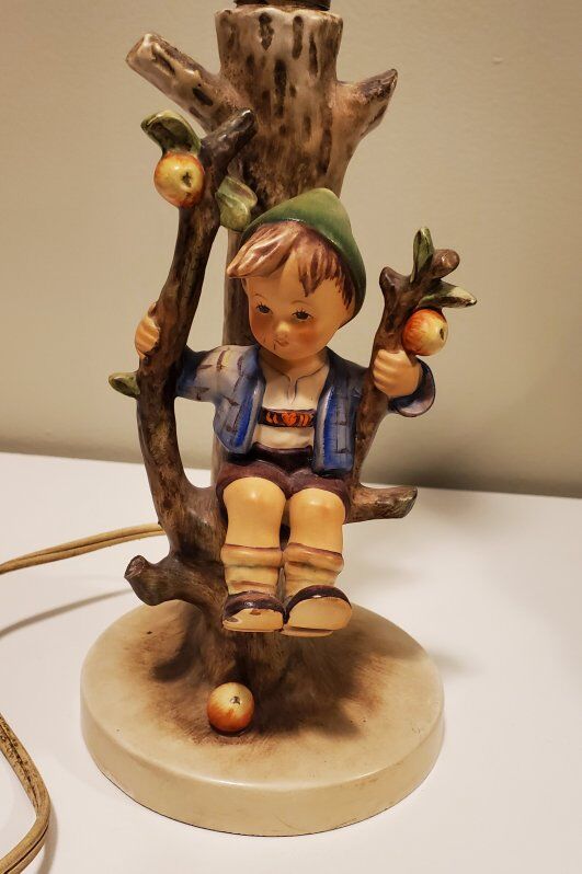 Boy in apple tree lamp
