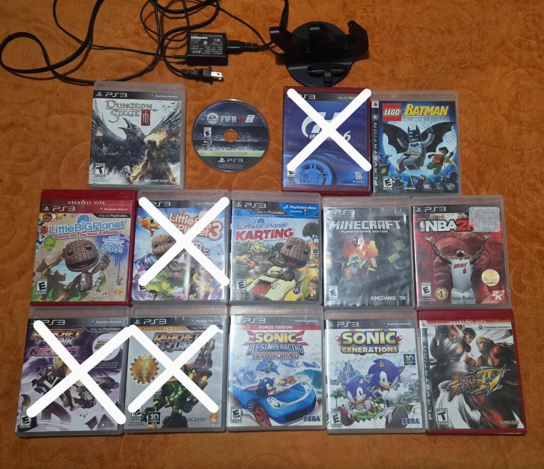 Ps3 game bundle including Minecraft! trades considered!