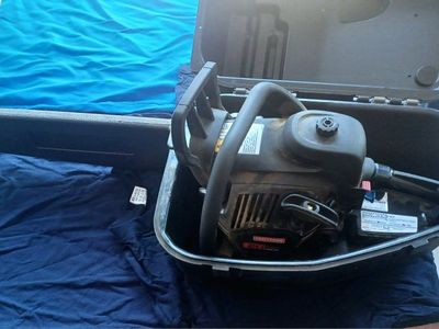 Craftsman Chainsaw with Hard Case - Powerful Gas-Powered Tool for Yard Work. Needs a new chain.