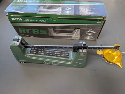 RCBS M500 Mechanical Scale, Grain to Gram Conversion, Reloading Powder Scale