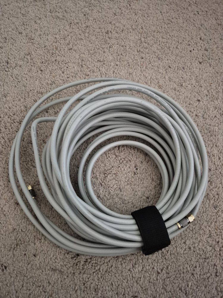 Unbranded 12AWG 1GHZ CATV/CATVCEL Coaxial Cable - Gray~50ft we used it for our  RV TV cable.