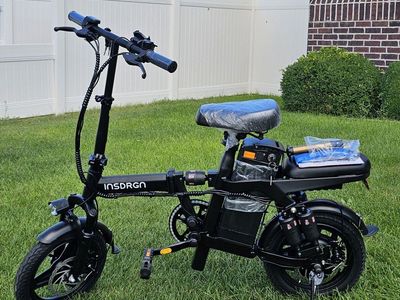 Brand New INSDRGN A14 14" Folding Electric Bike – 48V 10.4Ah, 20 MPH #509