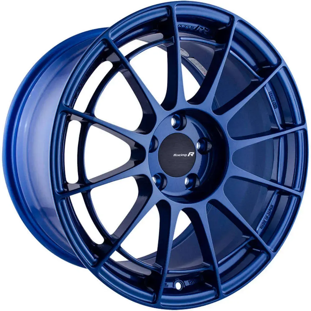 Enkei NT03RR 18x9.5 +40 offset with 5x114.3 in Victory Blue 512-895-6540BL Subaru WRX STI