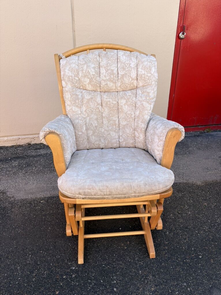 Dutailier Wooden Glider Chair