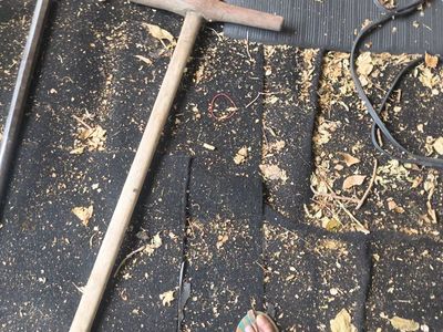 Heavy-Duty T-Post Driver with Steel Head and Wooden Handle - Farm, Ranch, & Fencing Tool