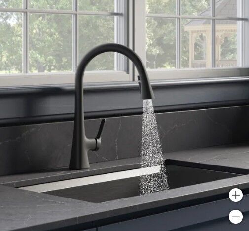 Kohler Guild Pull Down 3-Function Kitchen Faucet R33912  #102036