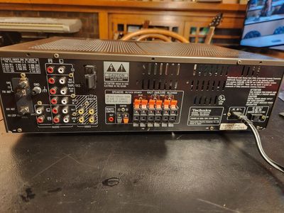 Modern old school Technics receiver Model SA-GX470, Surround Sounds 7.1, 230 Watts, Can connect a classic turntable, AWESOME!