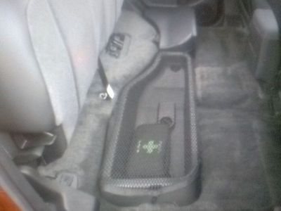 ISO 2023 Nissan Frontier under back seat storage
