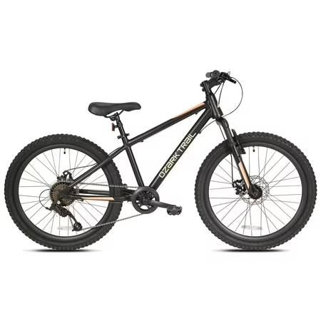 Ozark Trail Vibe Mountain Bike, 8 Speed, Black