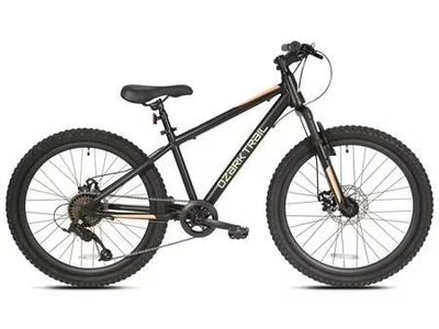 Ozark Trail Vibe Mountain Bike, 8 Speed, Black