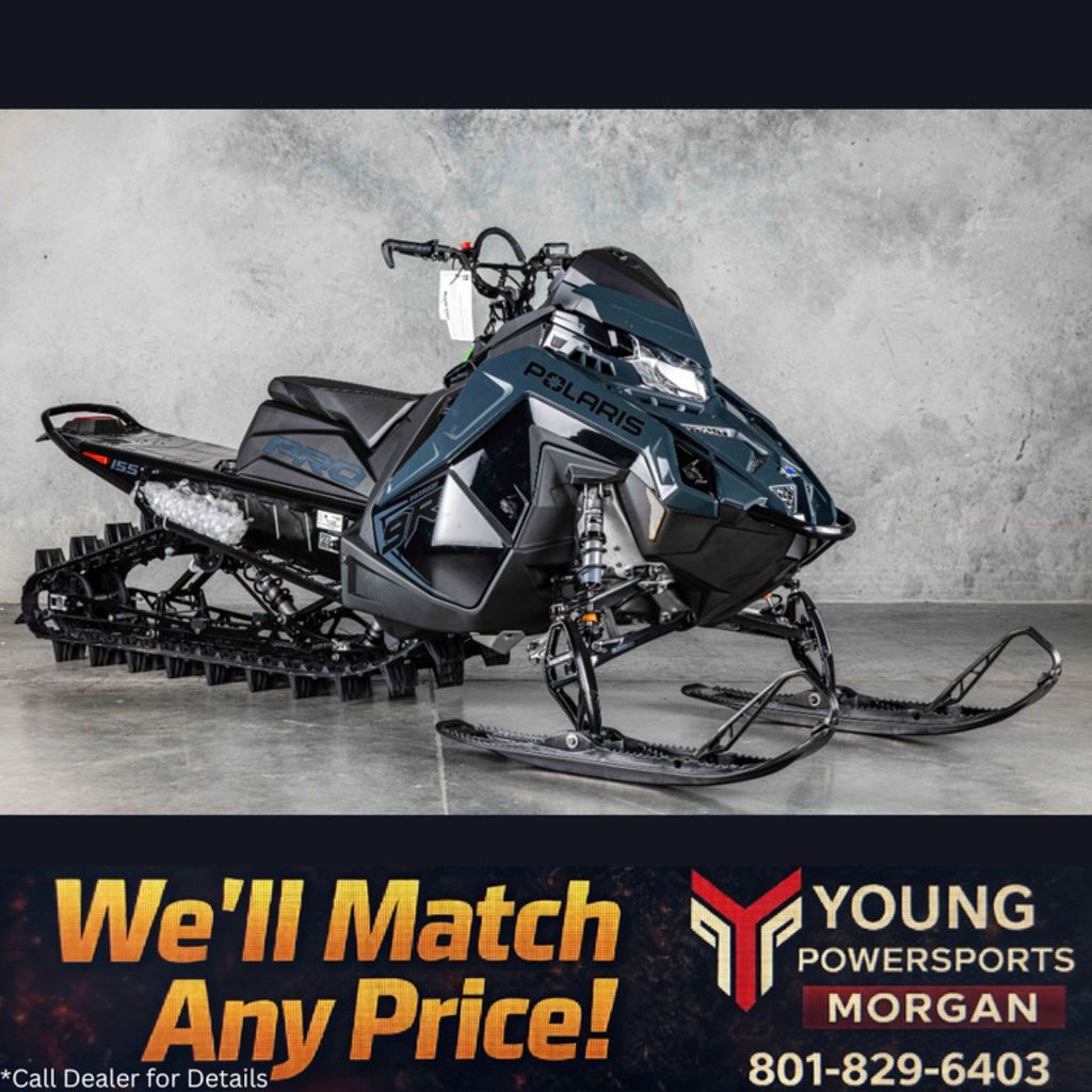 2026 Polaris® Patriot 9R RMK Khaos 155 Gloss Black / Blue Dusk