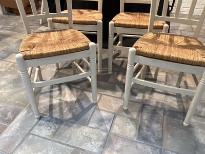 4 chairs, off white, Ikea