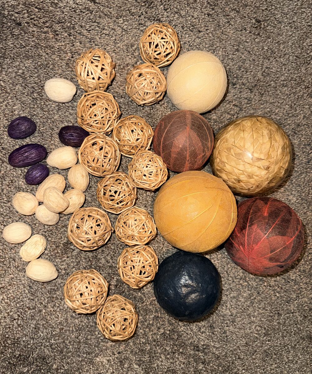 Set of Decorative Balls for Home Decor