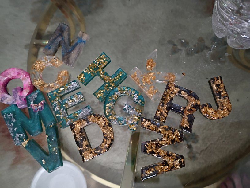 alphabet key chains
