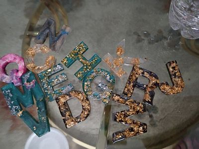 alphabet key chains