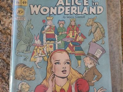 Classics Illustrated No. 49 Alice in Wonderland Comic Book Lewis Carroll
