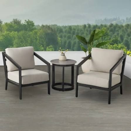 BRAND NEW IN BOX MODERN FORMIA 3-PIECE PATIO SET | DELIVERY AVAILABLE