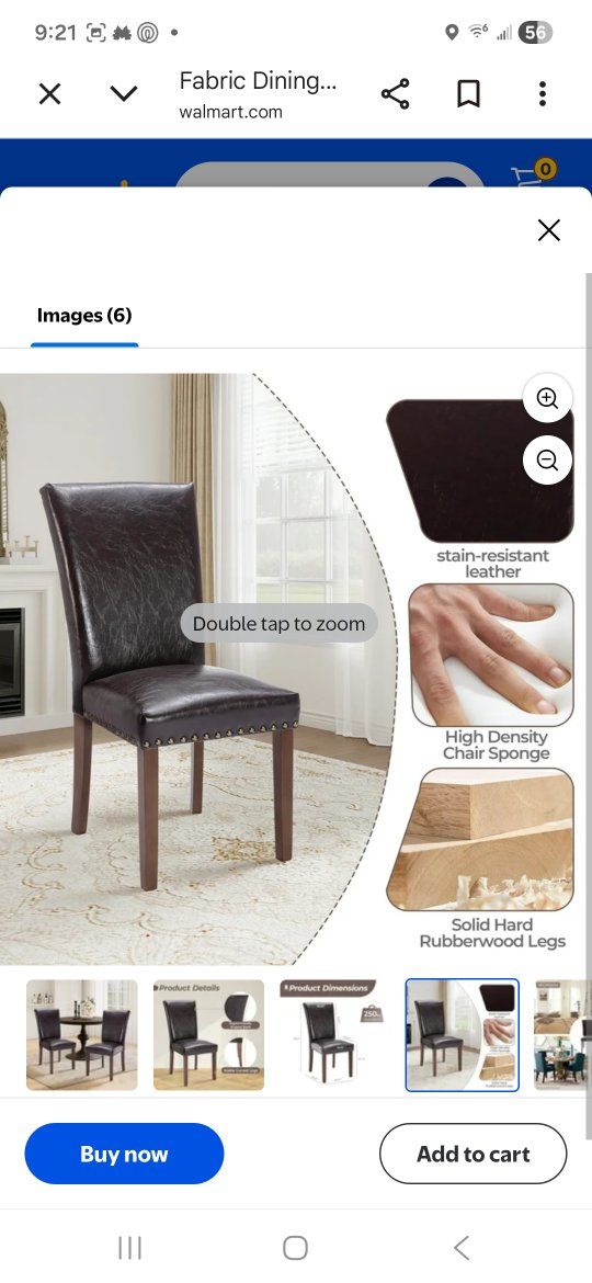 2 New Colamy dining chairs