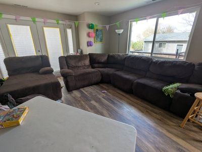 6 piece sectional - Dark Brown