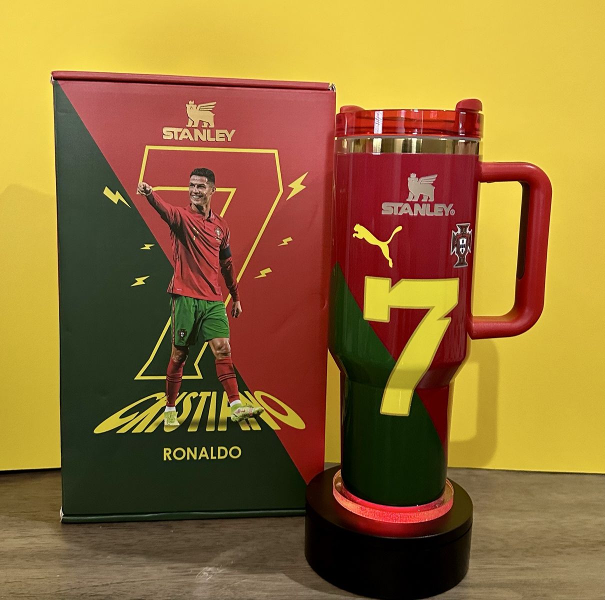 Stanley Ronaldo #7 Portugal World Cup 2026 Edition Tumbler with Accessories, New In Box