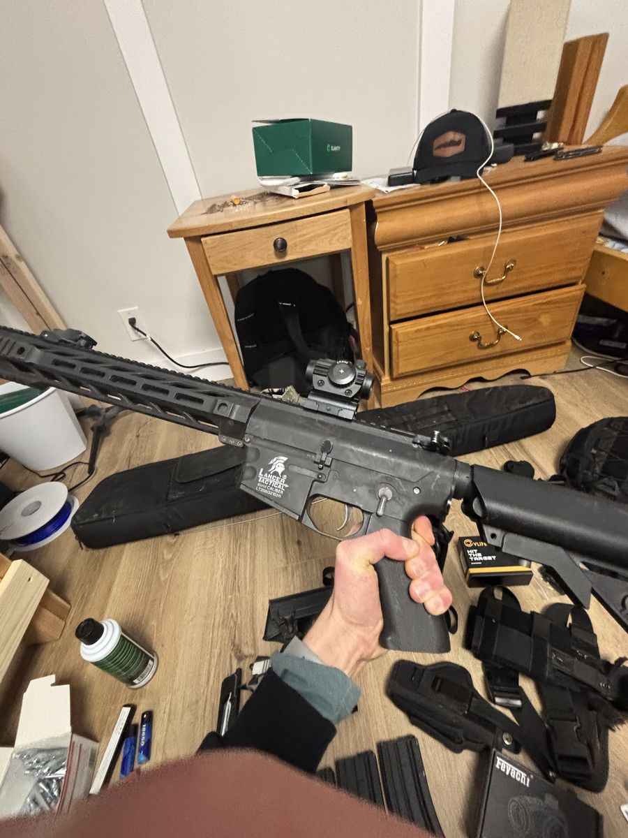 Airsoft gear and guns