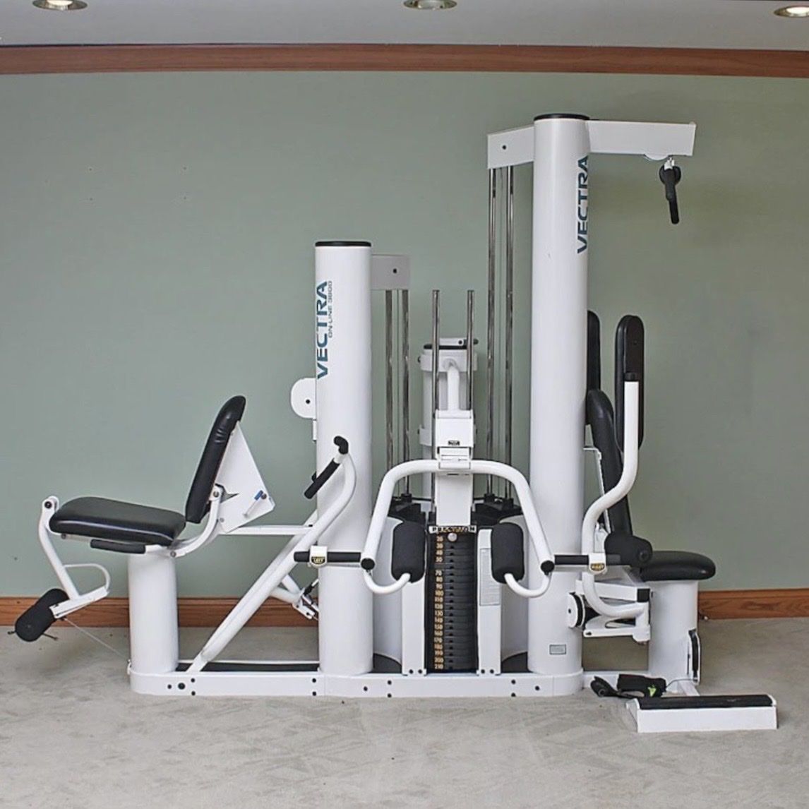 Vectra On-Line 3800 Multi-Station Home Gym Strength Training System - Full Body Workout