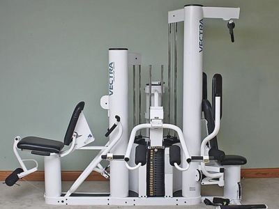 Vectra On-Line 3800 Multi-Station Home Gym Strength Training System - Full Body Workout