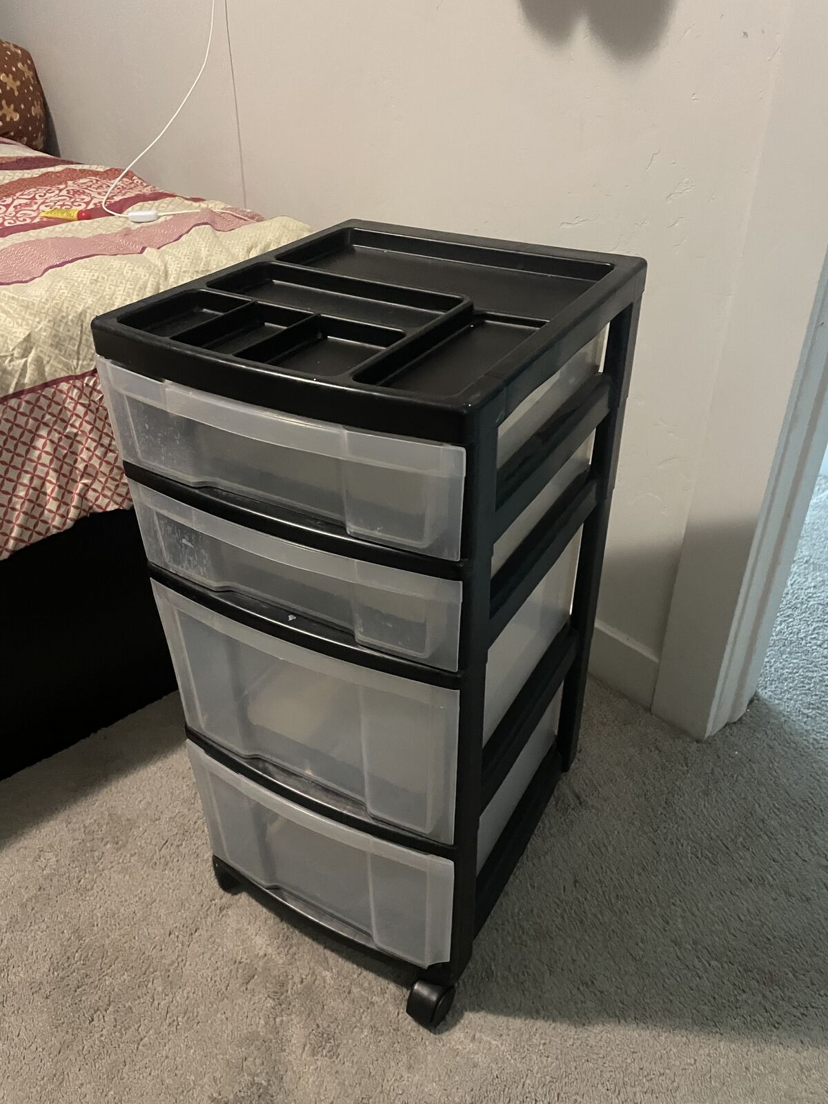 Storage Bin On Wheels