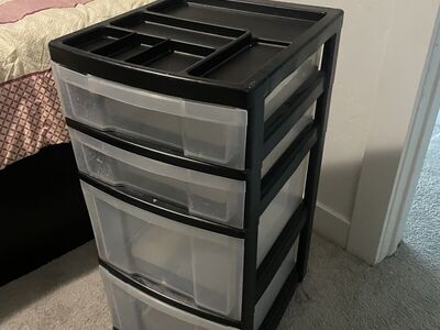 Storage Bin On Wheels