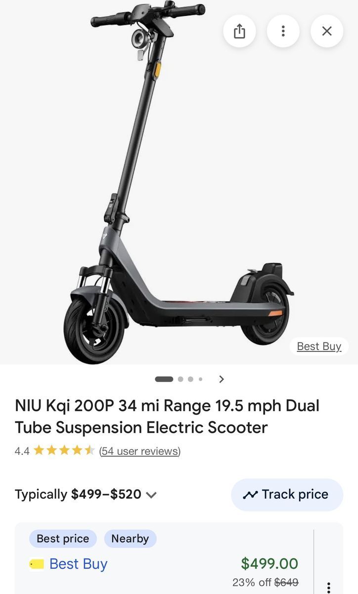 New Electric Scooter 34 mile range