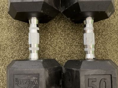 2x 50LB Dumbells
