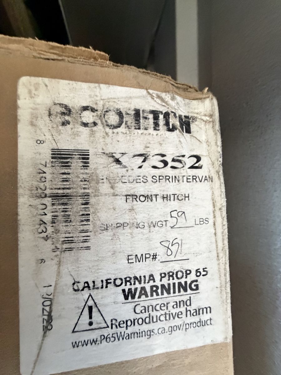 Torklift X7352 Mercedes Sprinter Van Front Hitch - 59 lbs 2013 or newer sprinter