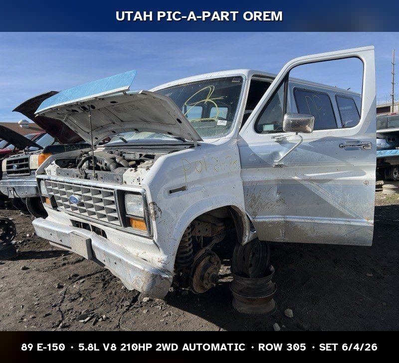 1989 Ford E-150 Parts - UTPAP Orem