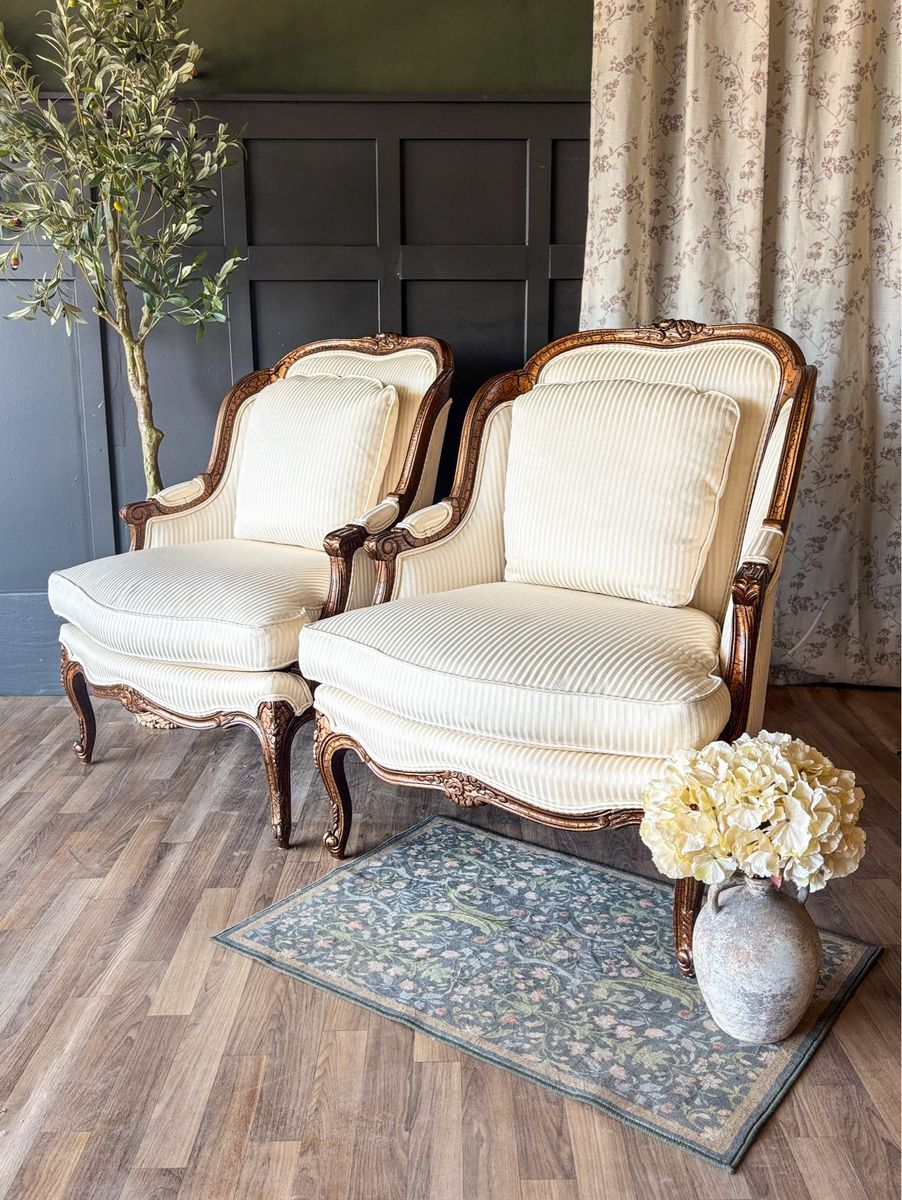 *FREE DELIVERY* Vintage Councill French Louis XV Lounge/Sitting Chairs