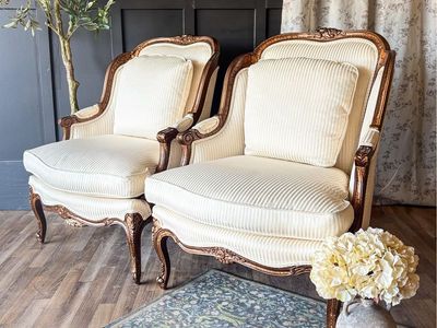 *FREE DELIVERY* Vintage Councill French Louis XV Lounge/Sitting Chairs