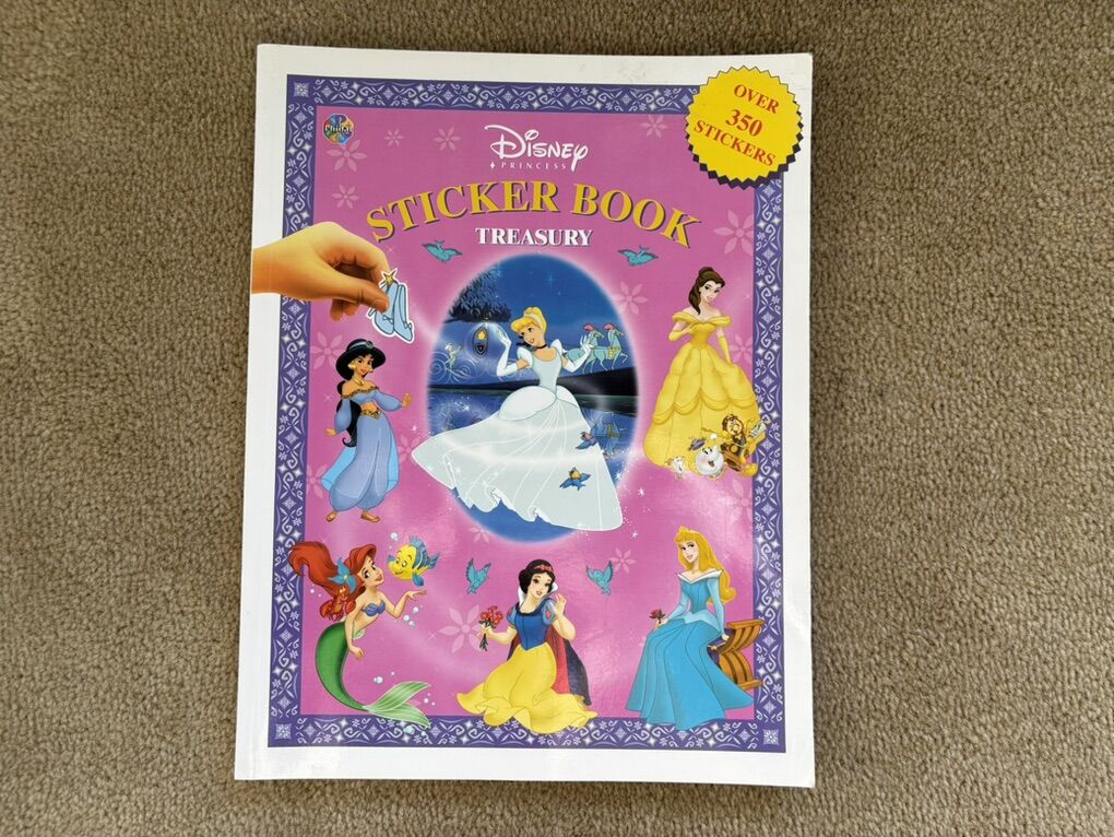 NEW Disney Princess Sticker Book Treasury