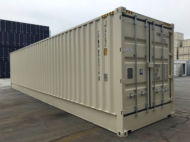 High Cube and Standard Height Containers 45ft 40ft 20ft New and One Trip Used