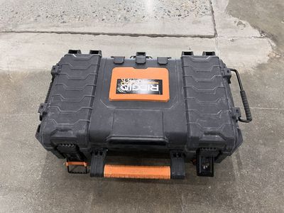 RIDGID Pro Gear Tool Box Organizer | Durable, Stackable, Weather-Resistant Storage