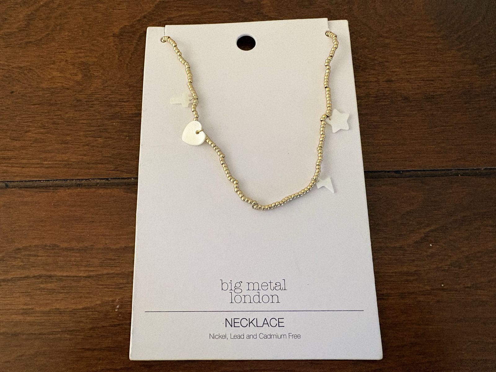 New Celestial Necklace w/ Tiny Gold Beads