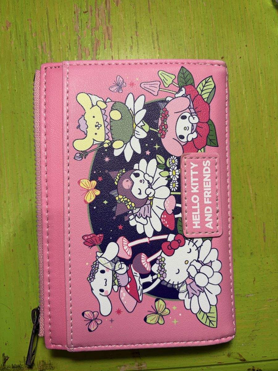 Her Universe Hello Kitty and Friends Pink Faux Leather Wallet Card Holder