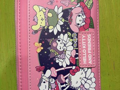 Her Universe Hello Kitty and Friends Pink Faux Leather Wallet Card Holder